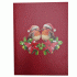 pop-up kerst vogels kaart